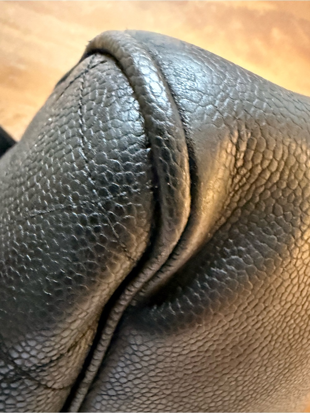 Vintage CHANEL Black Quilted Leather Backpack with CC Turn-Lock - Picture 5 of 9